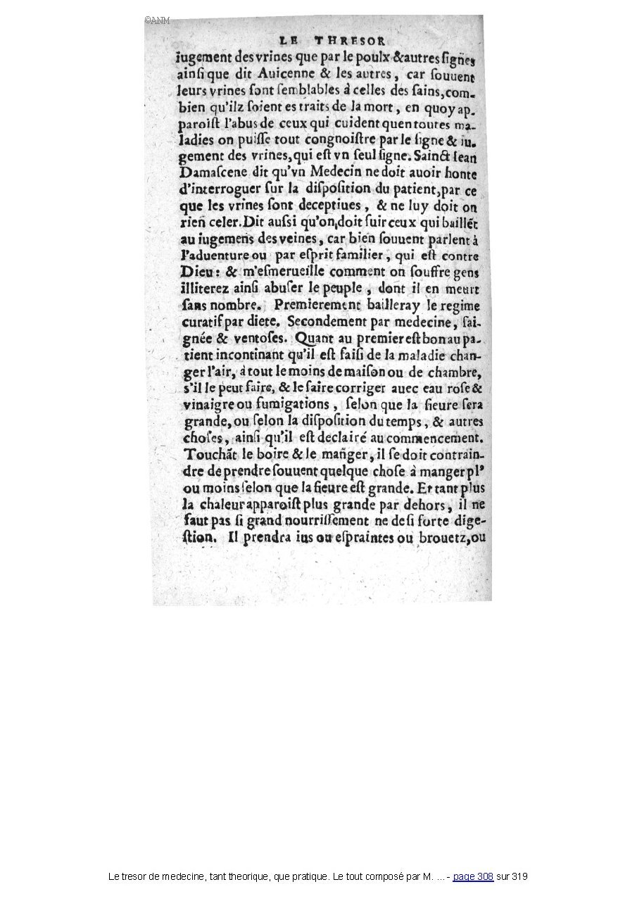 1560 - Pierre et Jan Moine - Trésor de médecine - Université Paris Cité