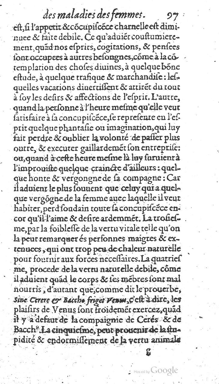 1585 - Jacques du Puis - Trésor des remèdes secrets pour les maladies des femmes - BnF