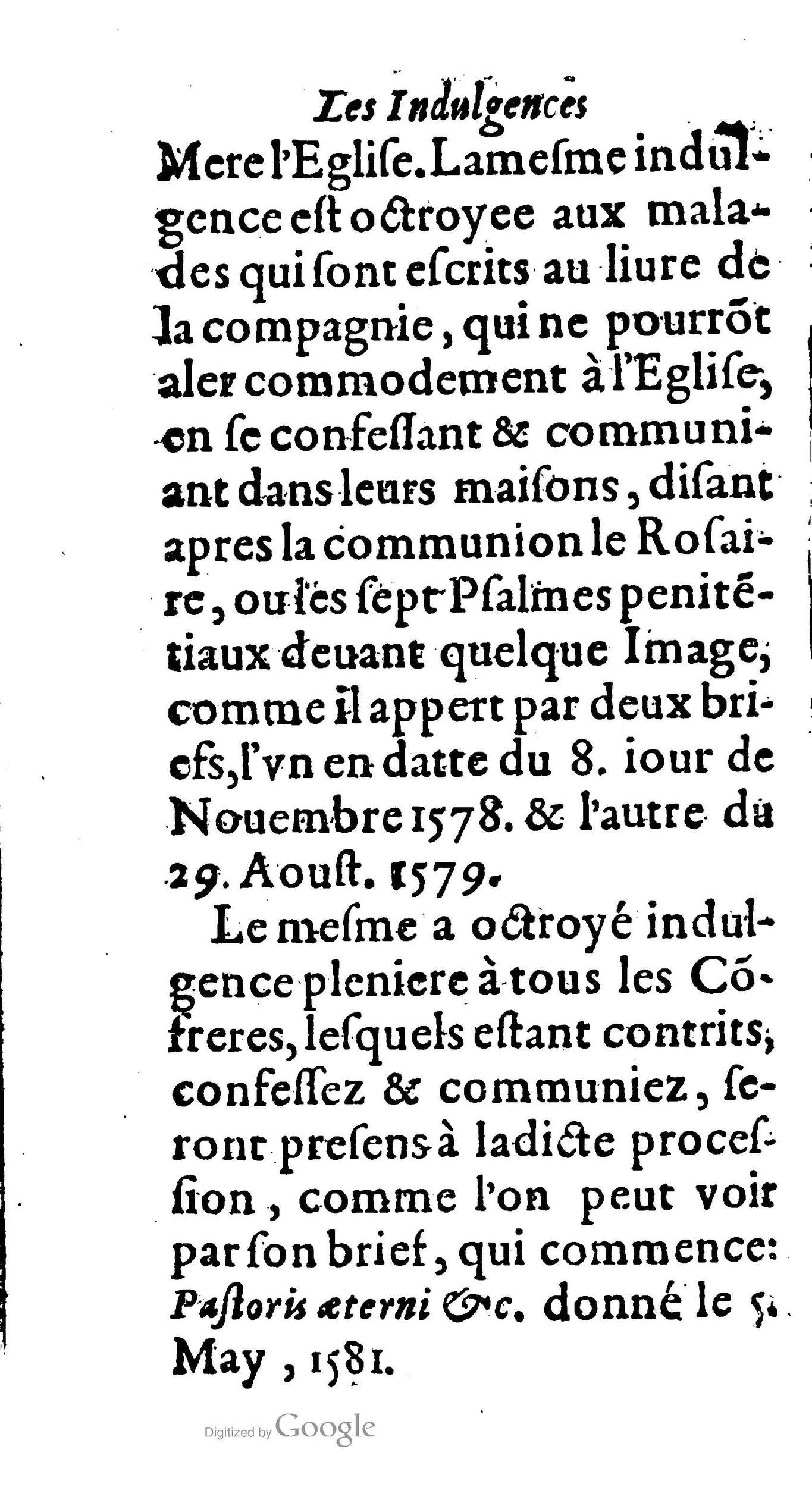 1604 - Jean Le Bouc - Trésor des indulgences du Saint Rosaire - BM Lyon 1604 - Jean Le Bouc - Trésor des indulgences du Saint Rosaire - BM Lyon