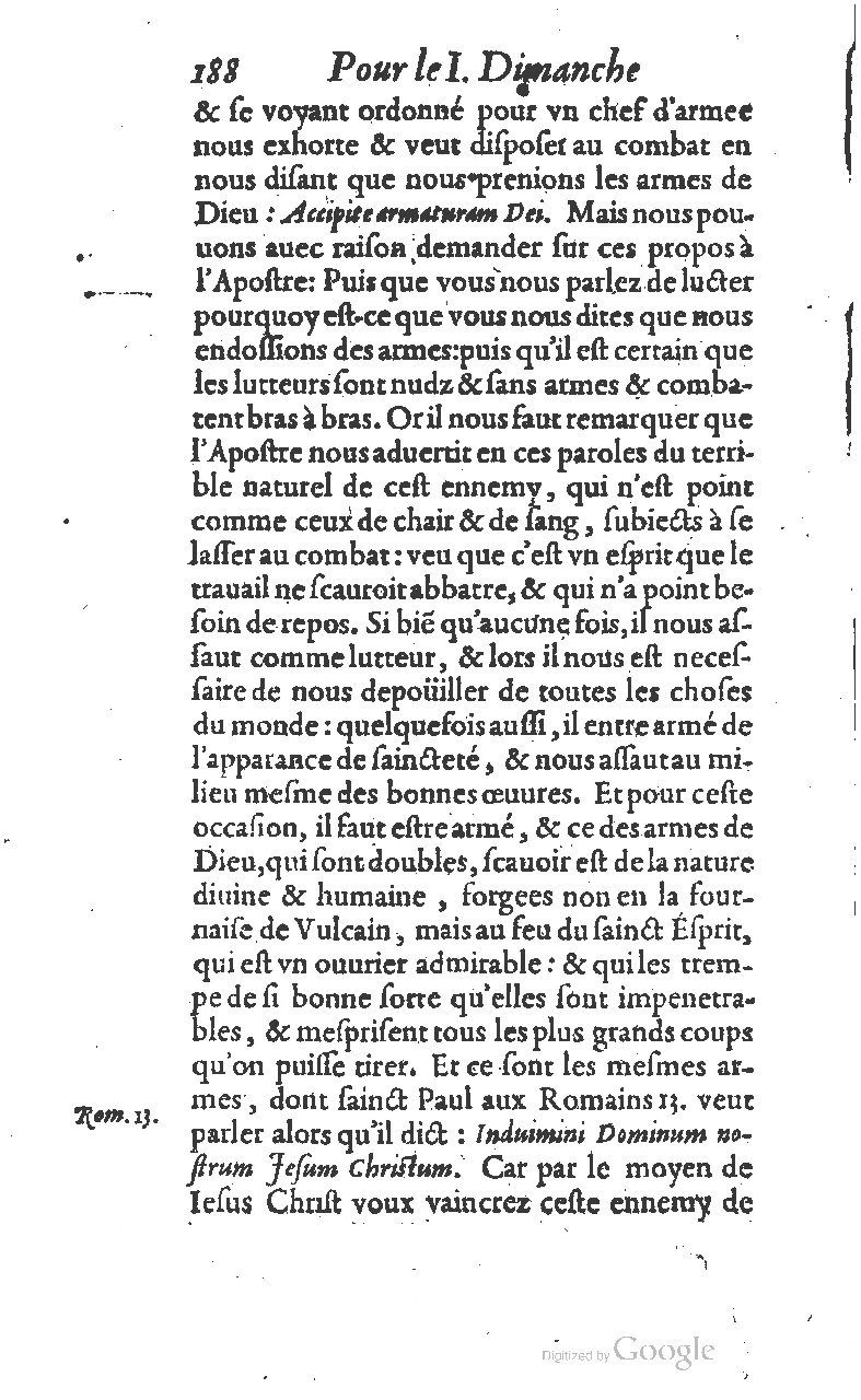 1607 - Nicolas Du Fossé - Trésor quadragésimal - T 01 - BM Lyon