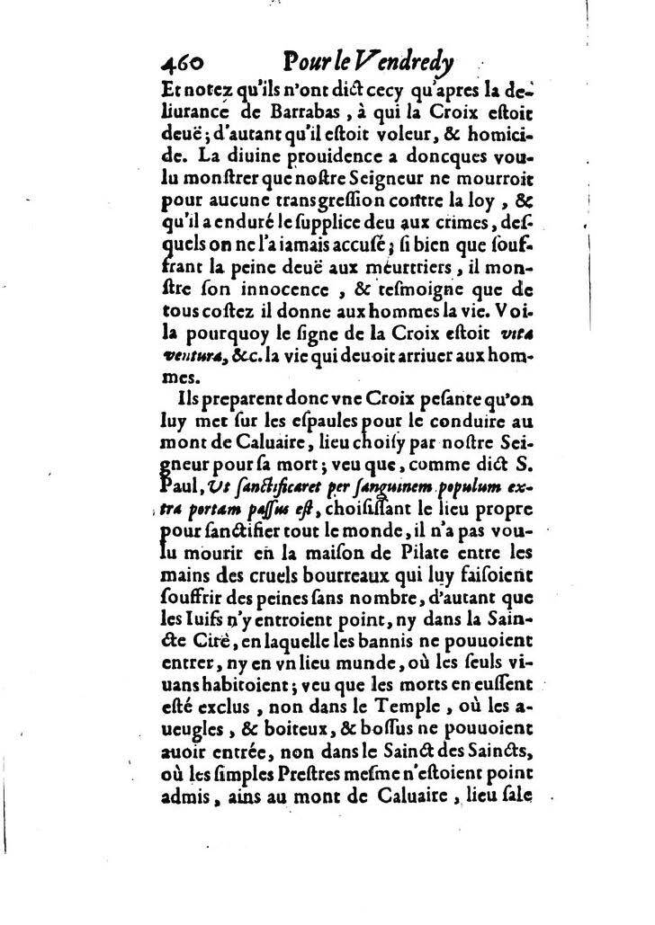 1607 - Nicolas Du Fossé - Trésor quadragésimal - T 02 - BM Lyon