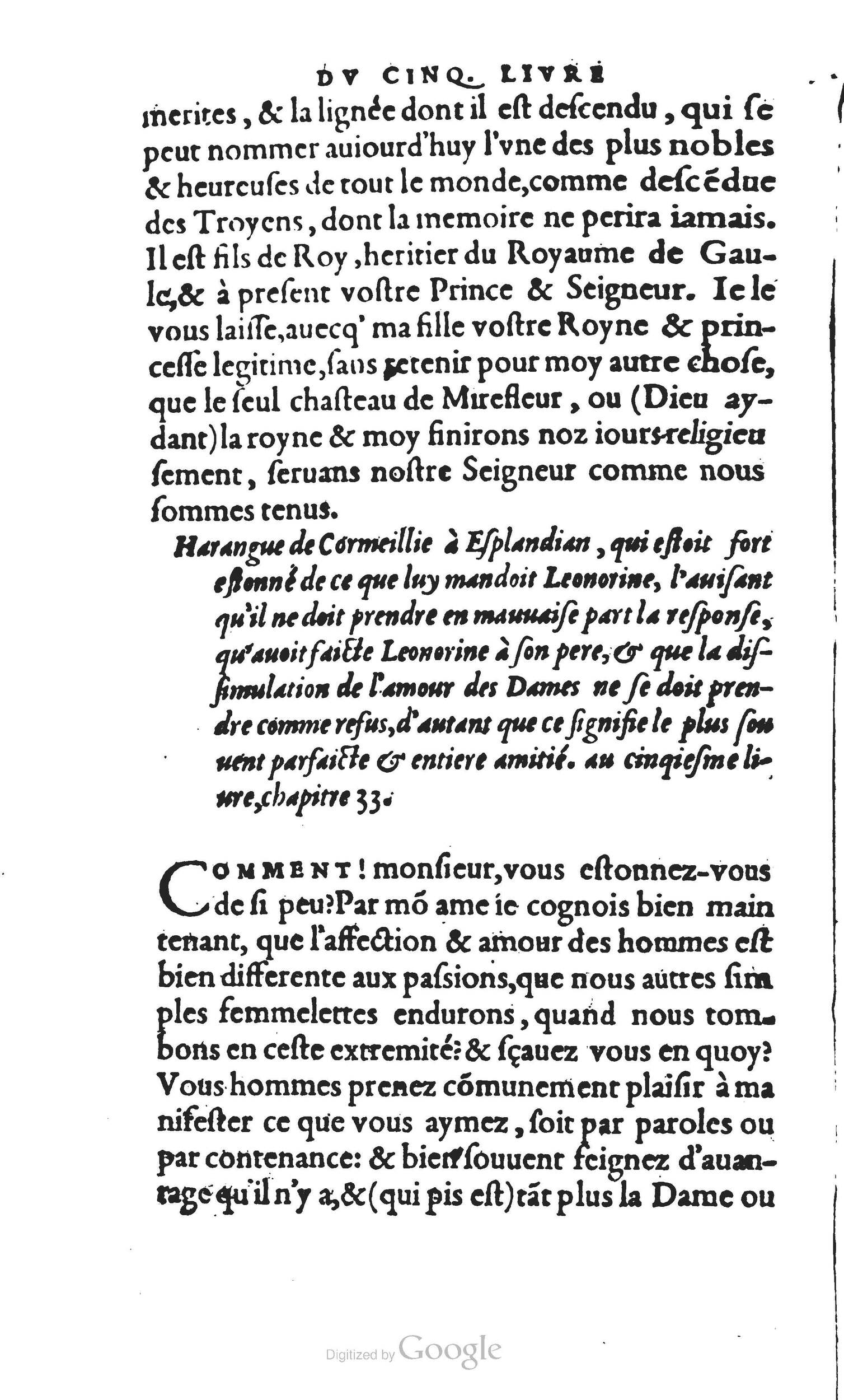 1560 - Vincent Sertenas et Gilles Robinot - Trésor des Amadis - British Library