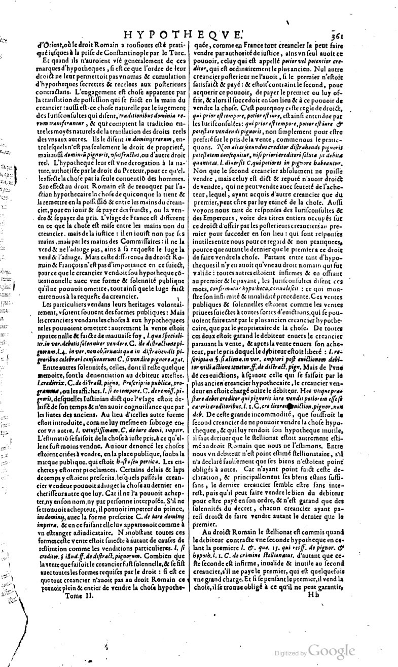 1629 - Veuve Nicolas Buon - Trésor du droit français (29620 T. 2) - BM Lyon 1629 - Veuve Nicolas Buon - Trésor du droit français (29620 T. 2) - BM Lyon