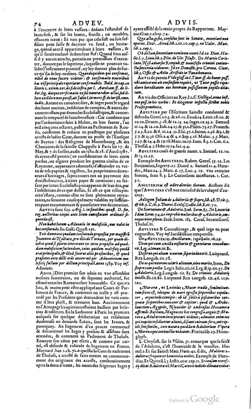 1629 - Veuve Nicolas Buon - Trésor du droit français (21754 T. 1) - BM Lyon