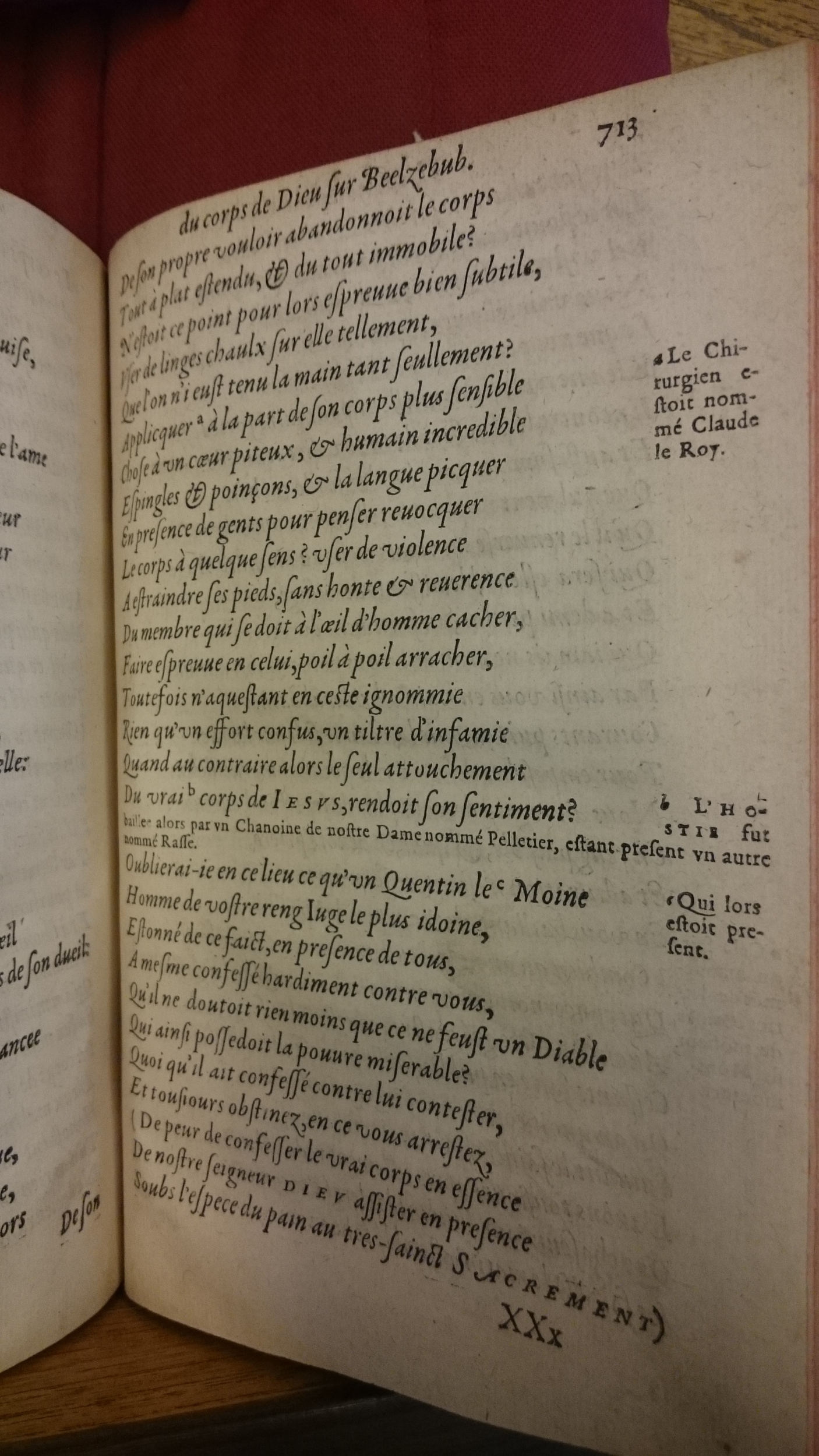1578 - Nicolas Chesneau - Trésor et entière histoire de la triomphante victoire du corps de Dieu sur l’esprit malin - BM Lyon