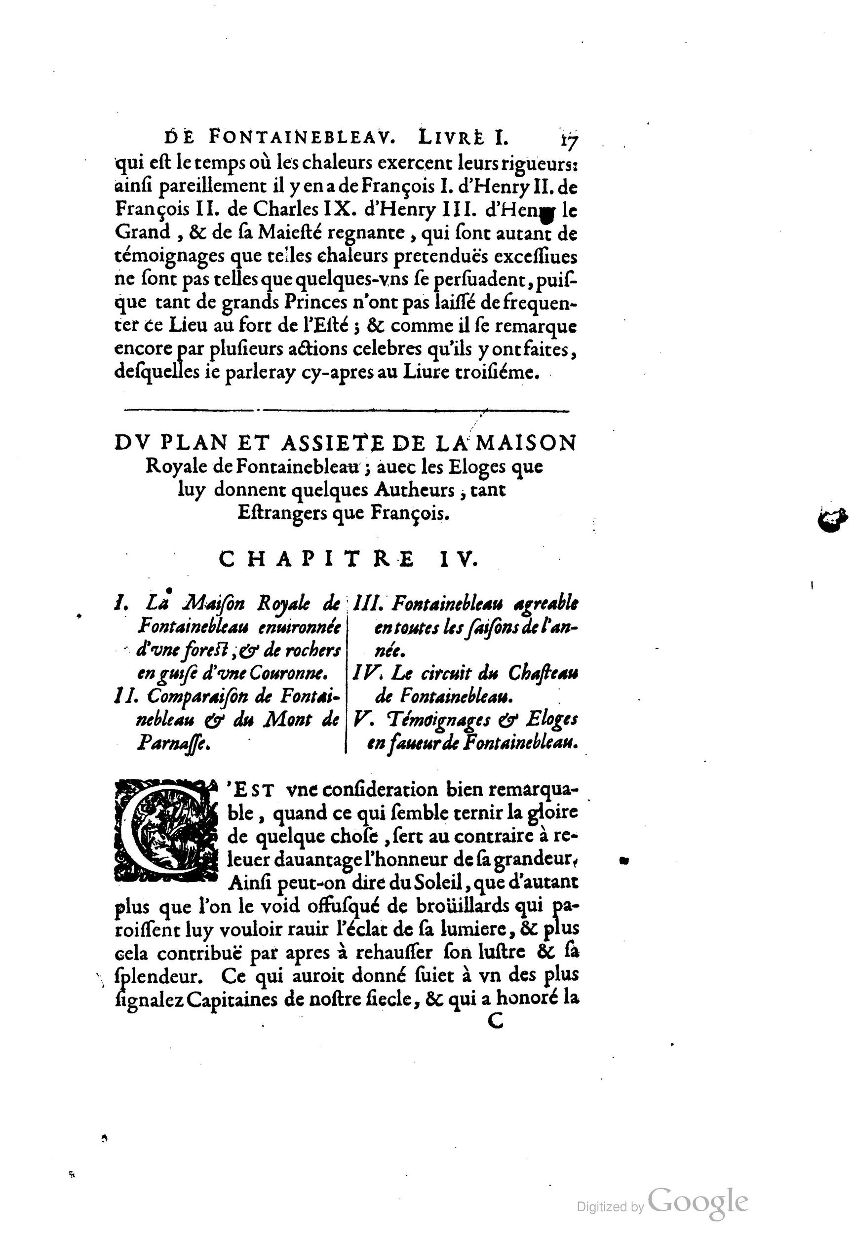 1642 - Sébastien Cramoisy - Trésor des merveilles de la maison royale de Fontainebleau - BM Lyon 1642 - Sébastien Cramoisy - Trésor des merveilles de la maison royale de Fontainebleau - BM Lyon