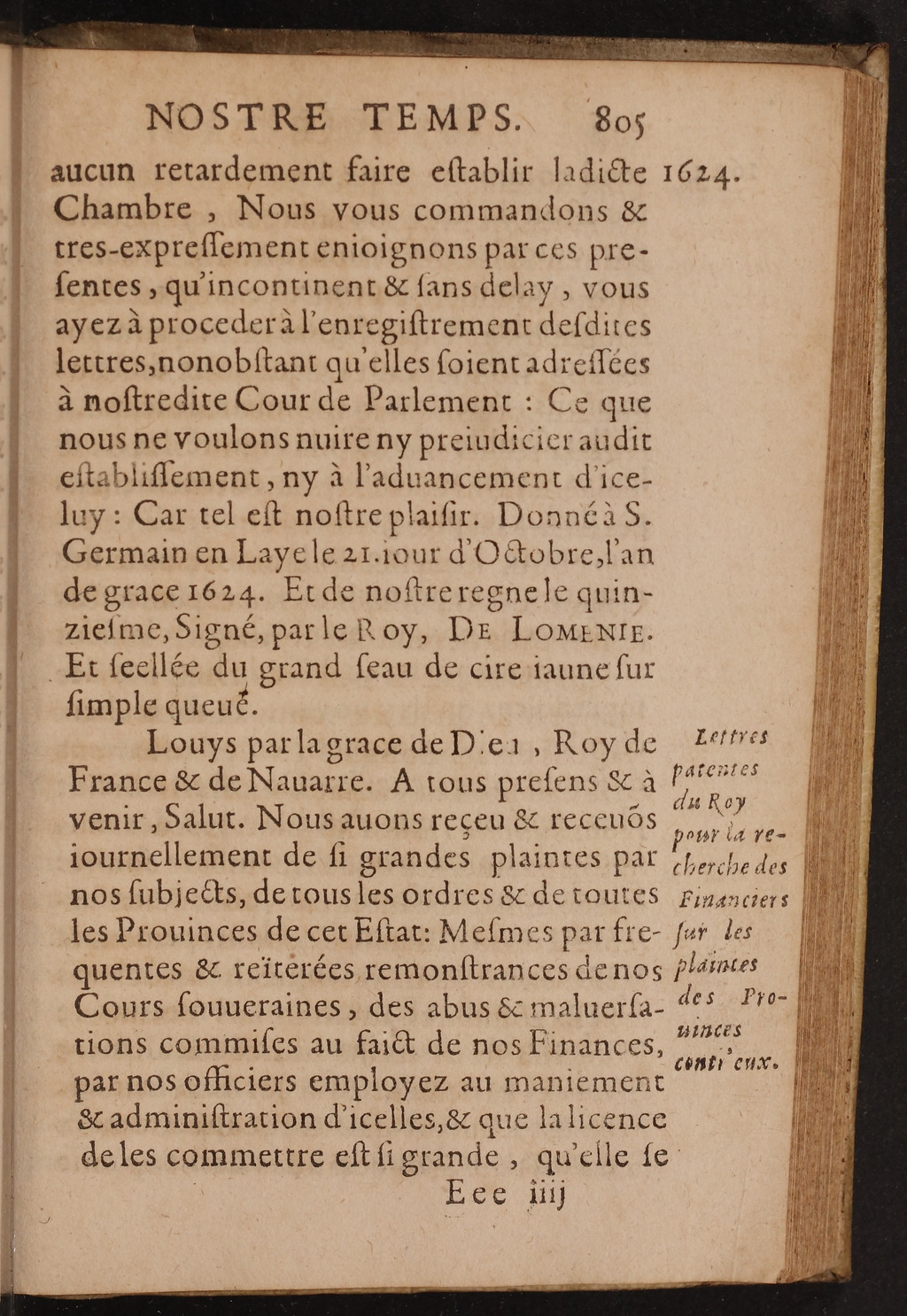 1626 - Joseph Bouillerot - Trésor de l’histoire générale de notre temps - BnF Arsenal
