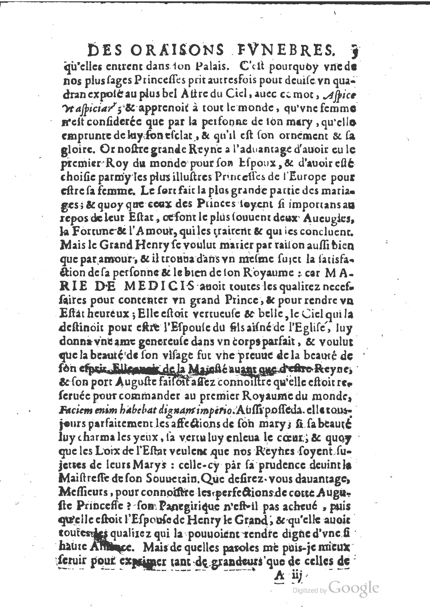1654 - Michel Bobin - Trésor des harangues, remontrances et oraisons funèbres - BM Lyon