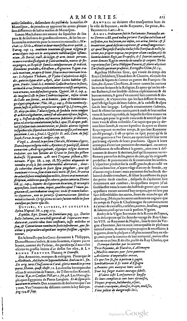 1629 - Veuve Nicolas Buon - Trésor du droit français (21754 T. 1) - BM Lyon