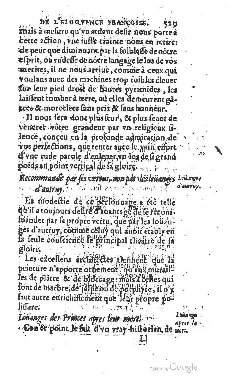 1610 - Louis Coste - Trésor de l’éloquence française (Seconde partie) - BM Lyon