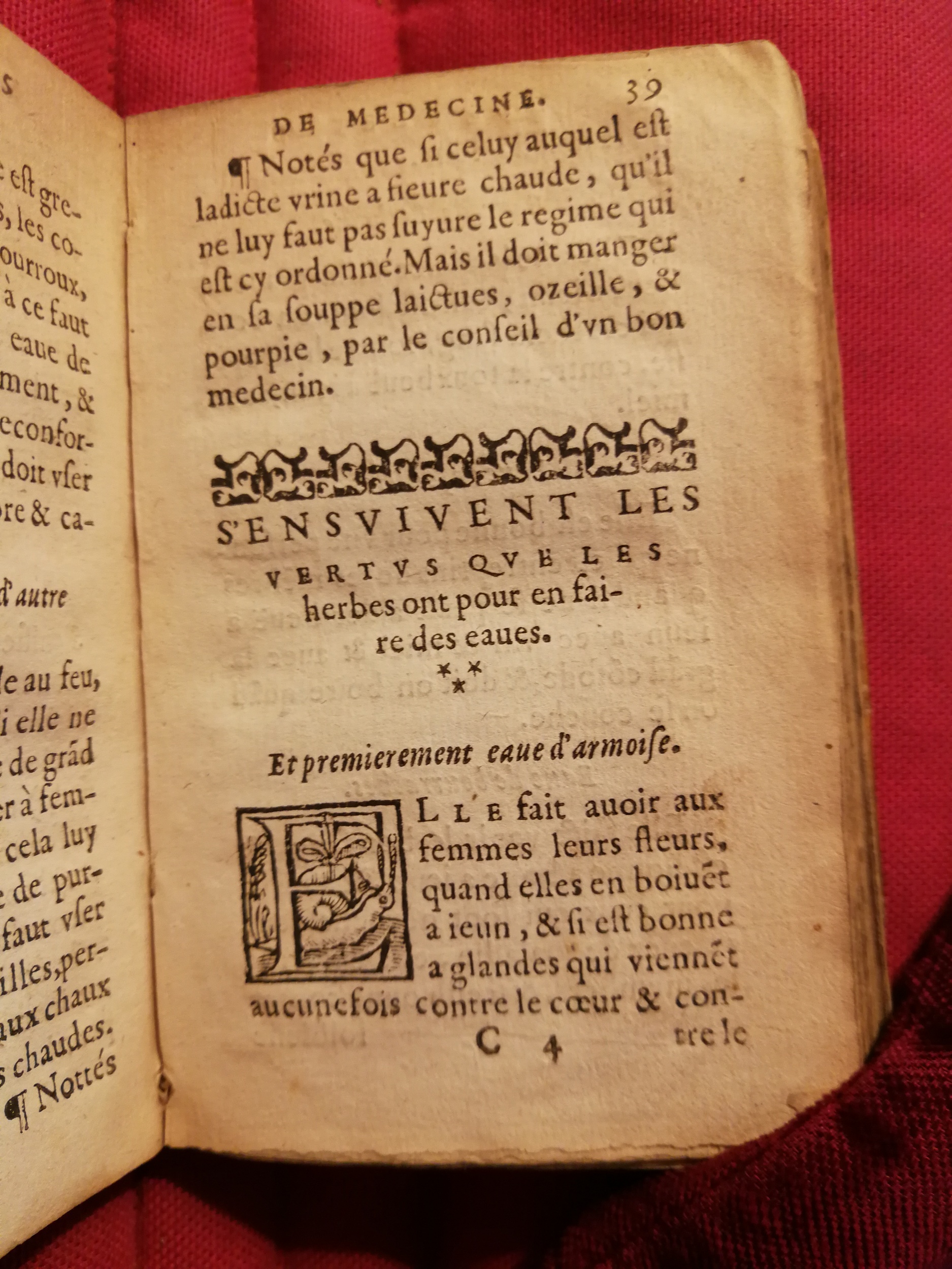 1586 - Benoît Rigaud - Trésor des fleurs et secrets de médecine - Sainte-Geneviève