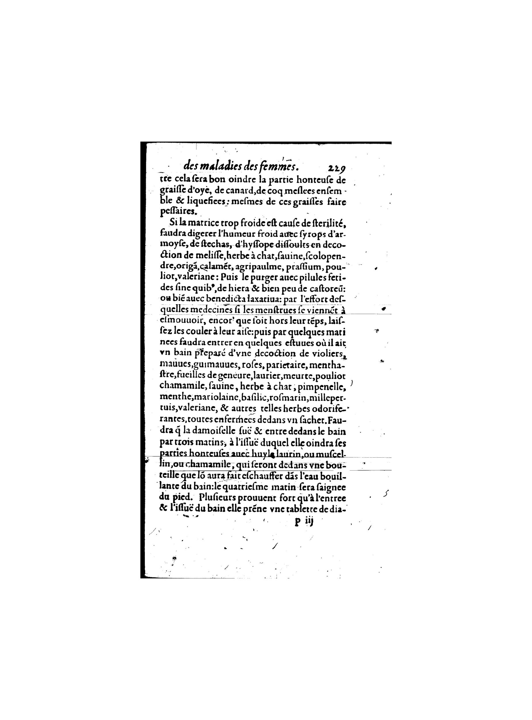 1587 - Jacques du Puis - Trésor des remèdes secrets pour les maladies des femmes - BnF