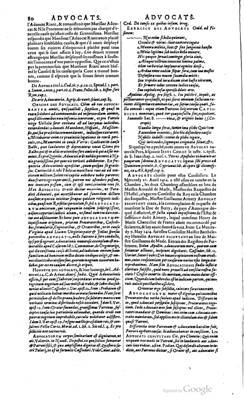 1629 - Veuve Nicolas Buon - Trésor du droit français (29620 T. 1) - BM Lyon