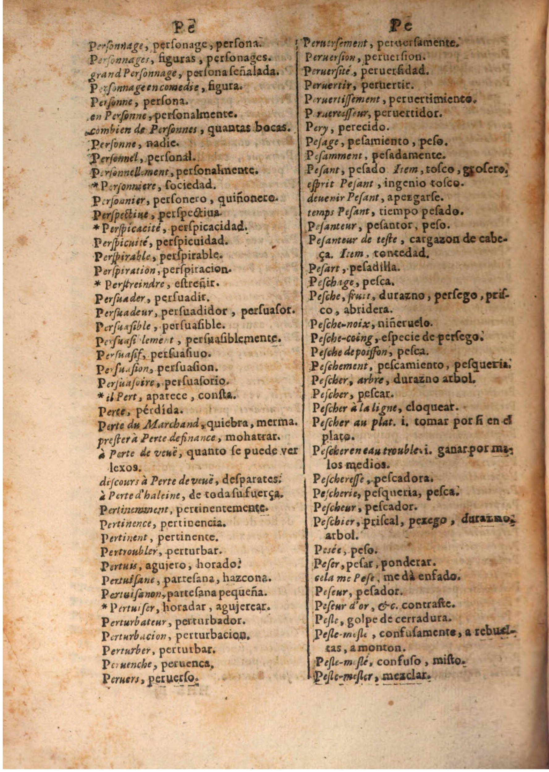 1645 - A. de Sommaville et A. Courbé - Trésor des deux langues espagnole et française (Seconde partie) - BSB Munich