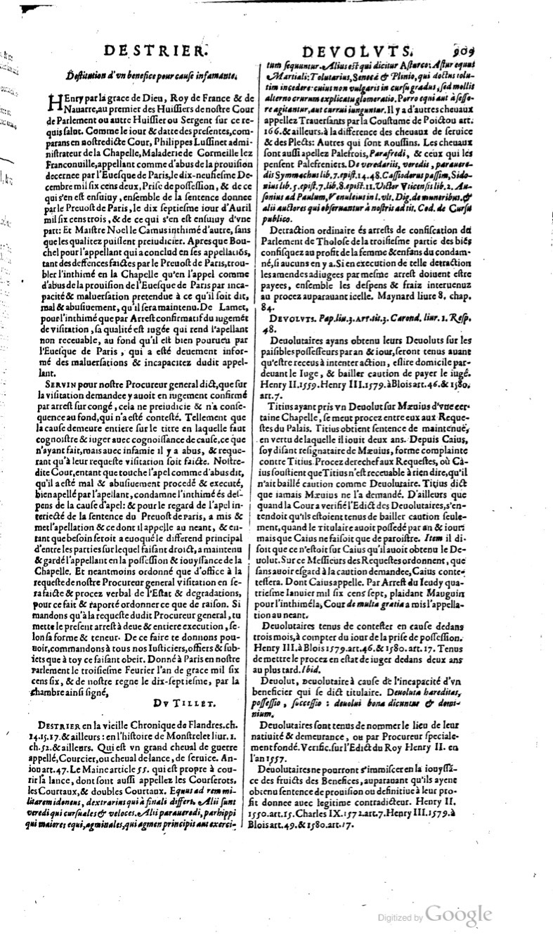 1629 - Veuve Nicolas Buon - Trésor du droit français (29620 T. 1) - BM Lyon 1629 - Veuve Nicolas Buon - Trésor du droit français (29620 T. 1) - BM Lyon