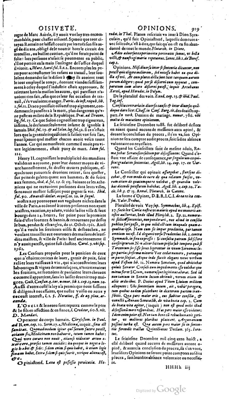 1629 - Veuve Nicolas Buon - Trésor du droit français (21754 T. 2) - BM Lyon 1629 - Veuve Nicolas Buon - Trésor du droit français (21754 T. 2) - BM Lyon
