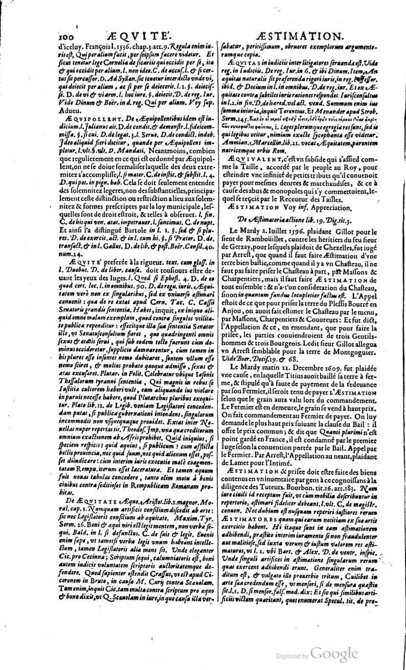 1629 - Veuve Nicolas Buon - Trésor du droit français (21754 T. 1) - BM Lyon