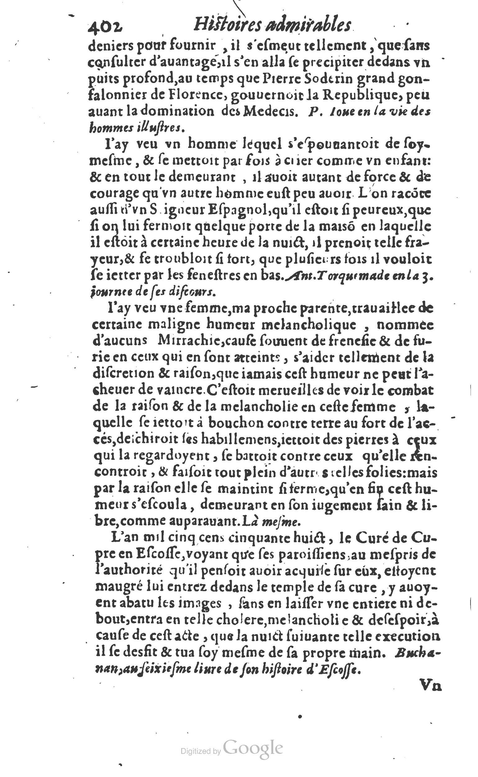 1610 - Paul Marceau - Trésor d’histoires admirables et mémorables - Princeton