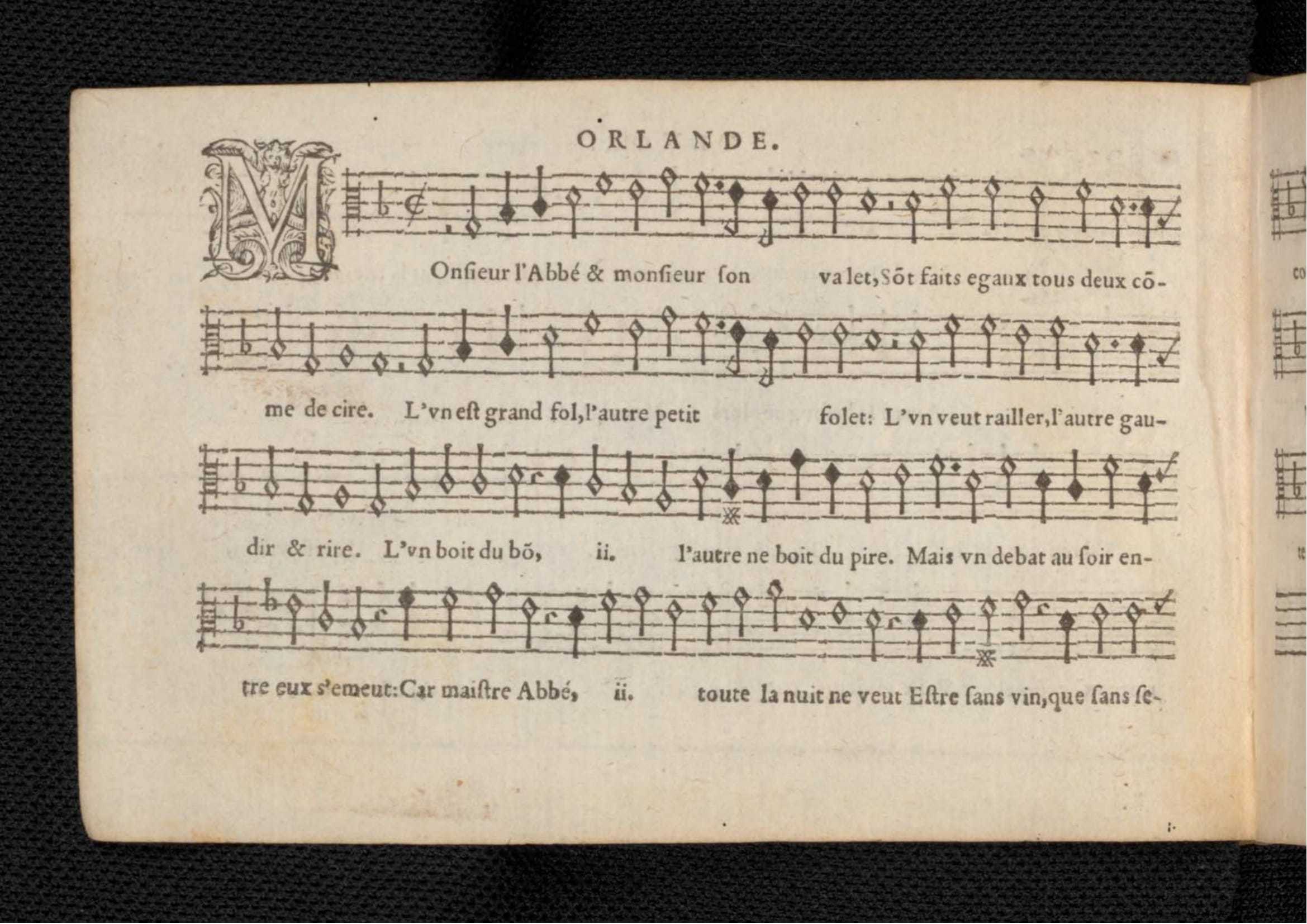 1576 - [Pierre de Saint-André] - Trésor de musique d’Orlande de Lassus Tenor - KBR Bruxelles