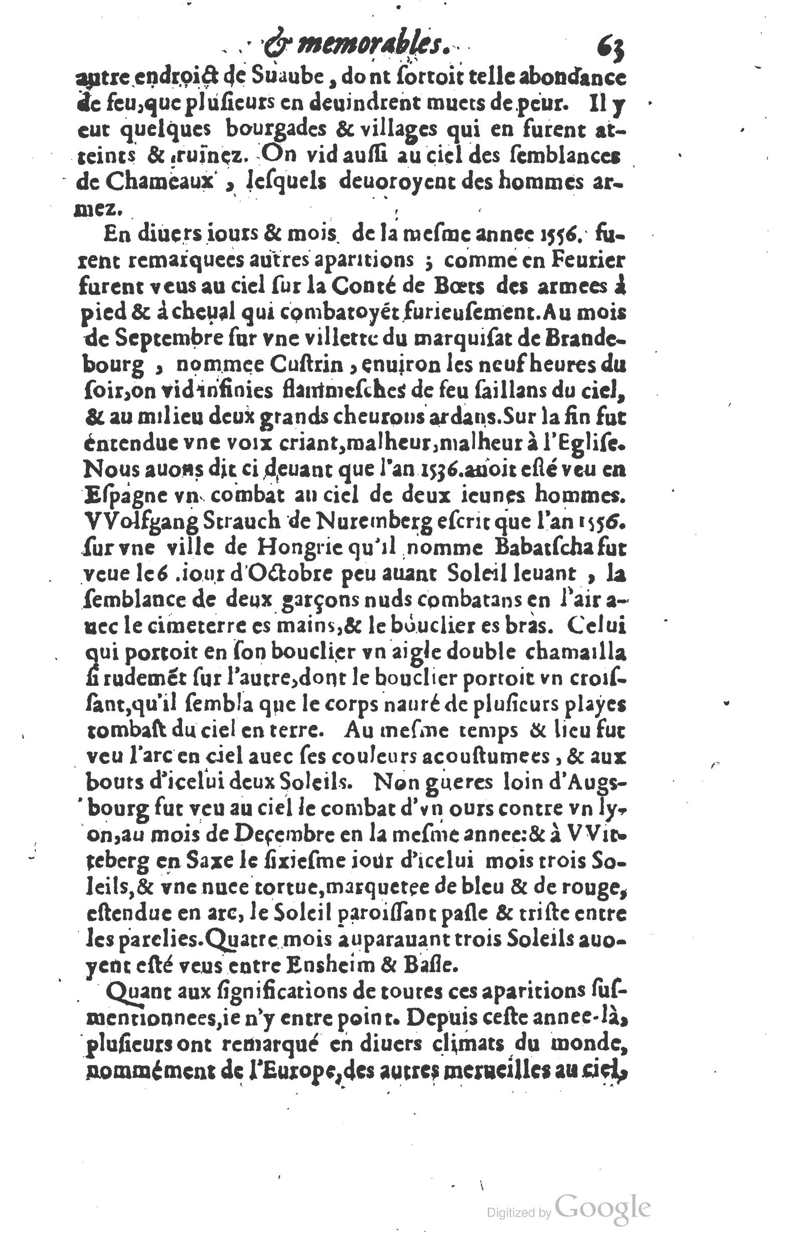 1610 - Paul Marceau - Trésor d’histoires admirables et mémorables - Princeton