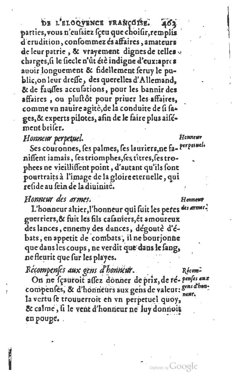 1610 - Louis Coste - Trésor de l’éloquence française (Seconde partie) - BM Lyon