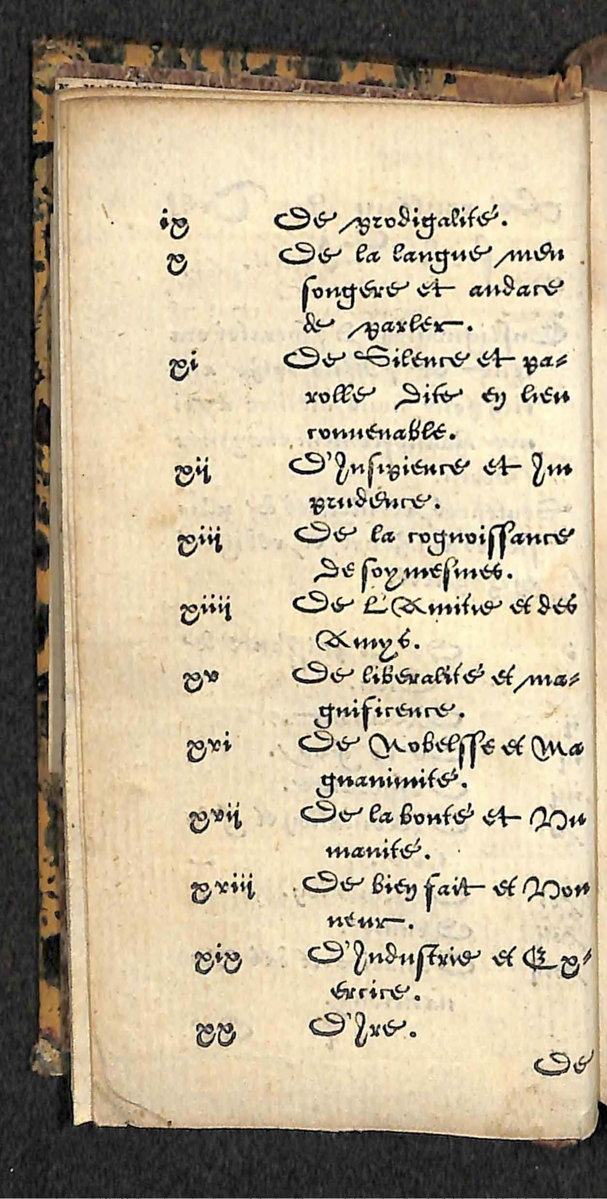 1560 - Hans de Laet - Trésor de vertu - Angers-archives