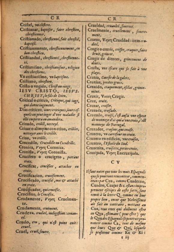 1607 - Marc Orry - Trésor des deux langues espagnole et française (Première et Seconde parties) - ÖNB Wien