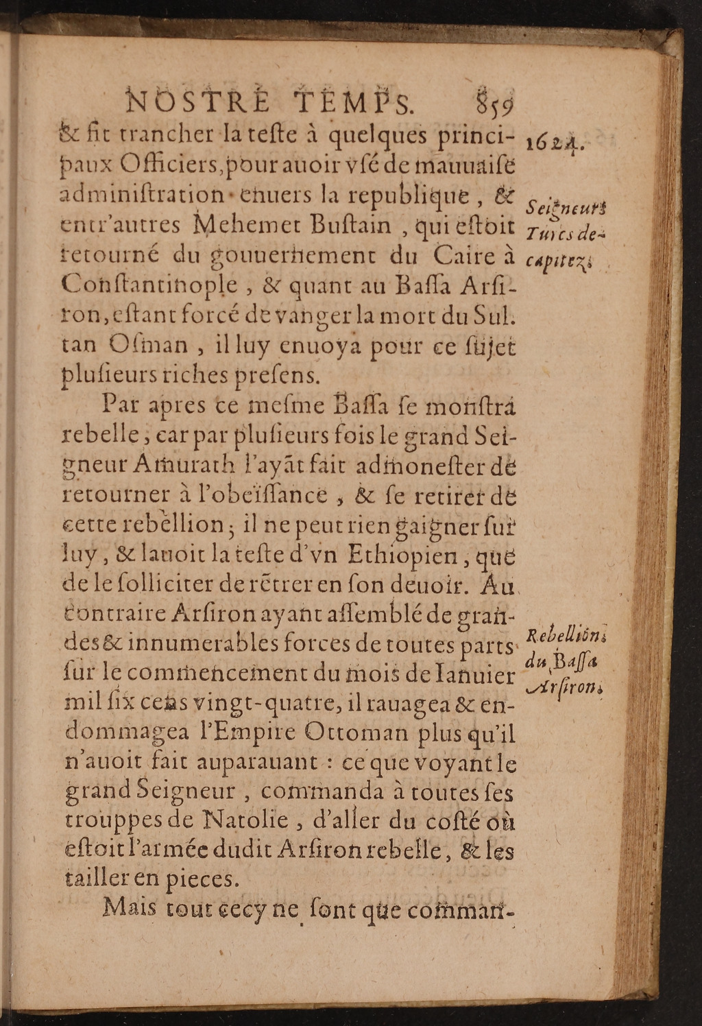 1626 - Joseph Bouillerot - Trésor de l’histoire générale de notre temps - BnF Arsenal