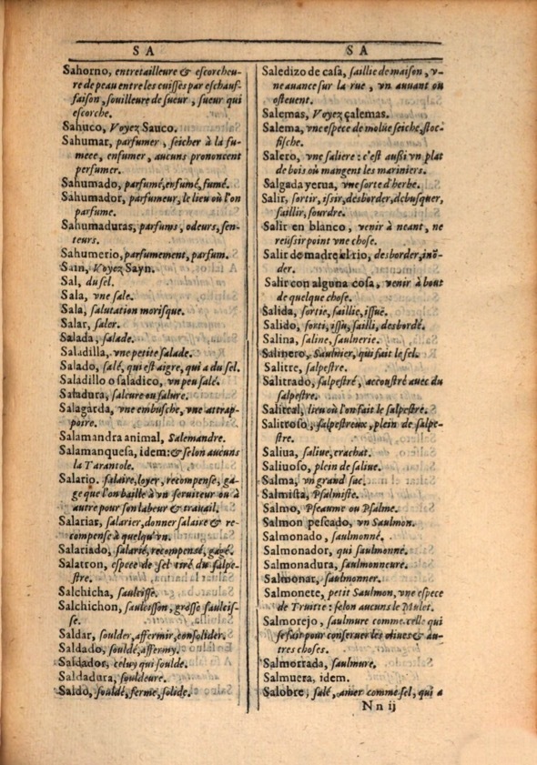 1607 - Marc Orry - Trésor des deux langues espagnole et française (Première et Seconde parties) - ÖNB Wien