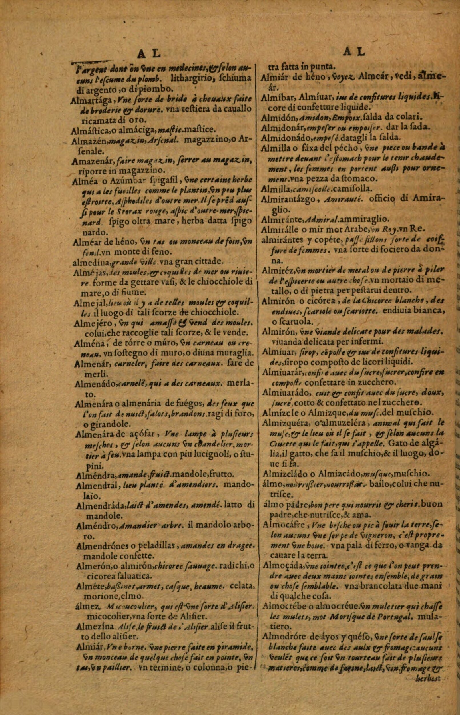 1617 - Samuel Crespin - Trésor des trois langues espagnole, française et italienne (Première partie) - Regensburg