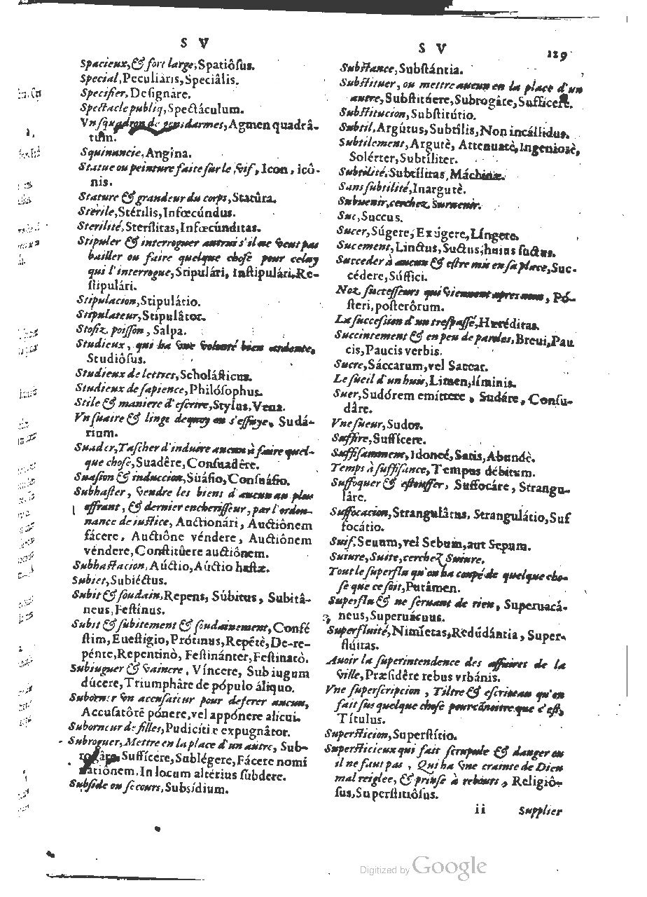 1564 - Henri Hylaire et Louis Cloquemin - Trésor des mots et traits français - BSB Munich