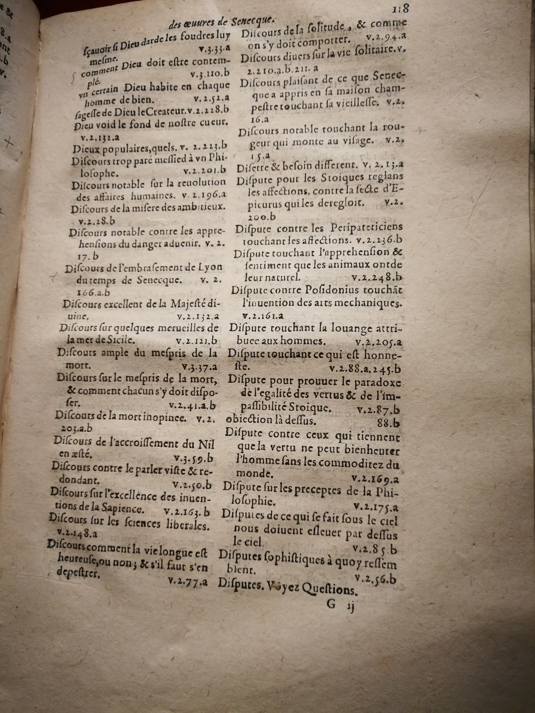 1595 - Jean Houzé - Œuvres morales et mêlées de Sénèque, Trésor de philosophie morale - T. 3 - BnF