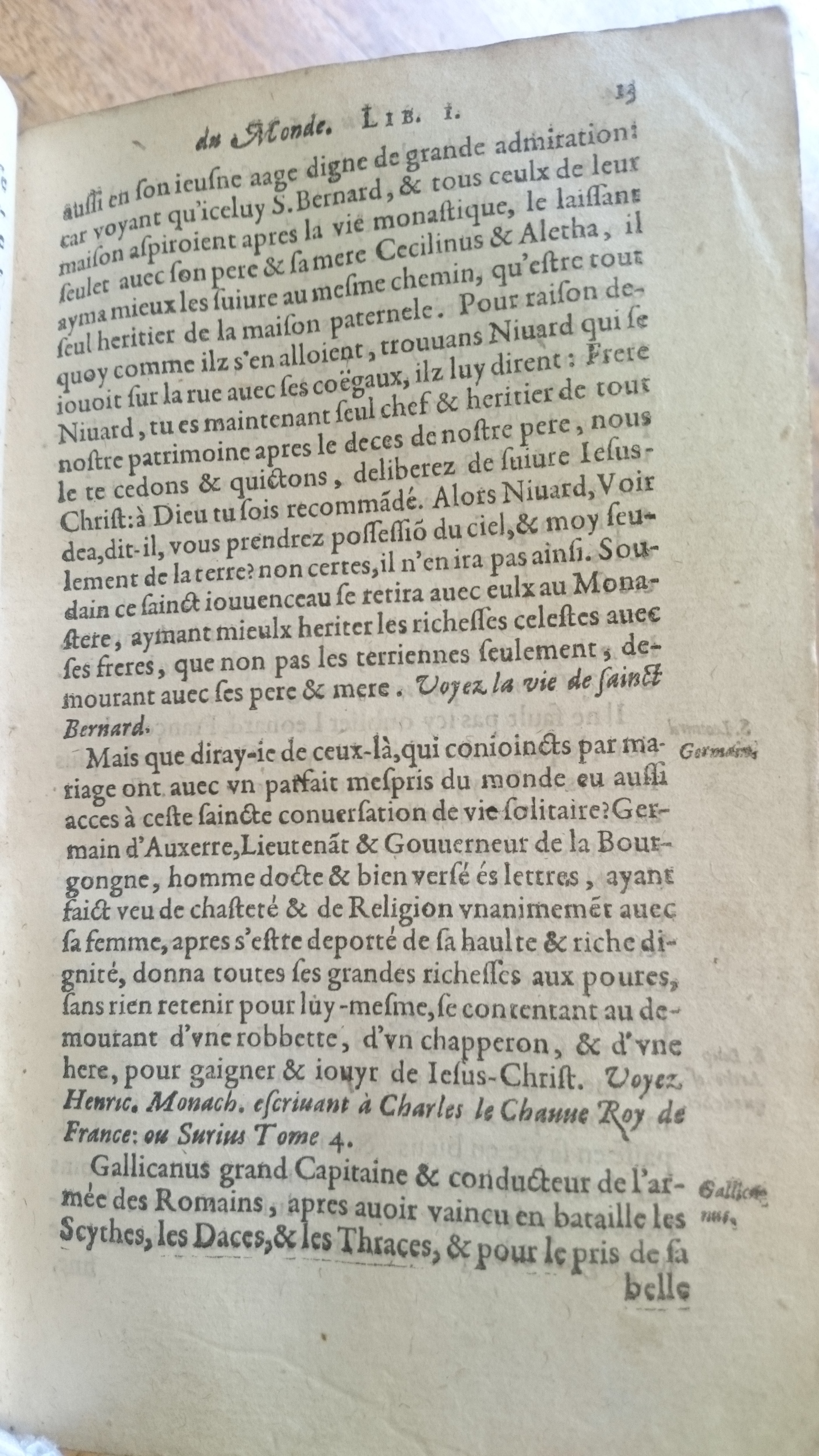 1585 - Jean Bogard - Trésor des faits et dits mémorables des hommes saints et illustres - Douai Quincy