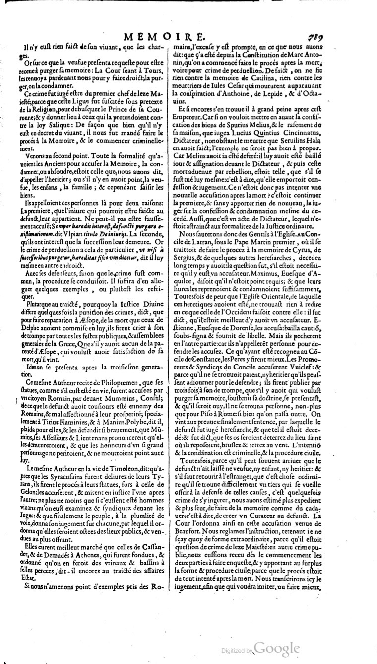 1629 - Veuve Nicolas Buon - Trésor du droit français (29620 T. 2) - BM Lyon