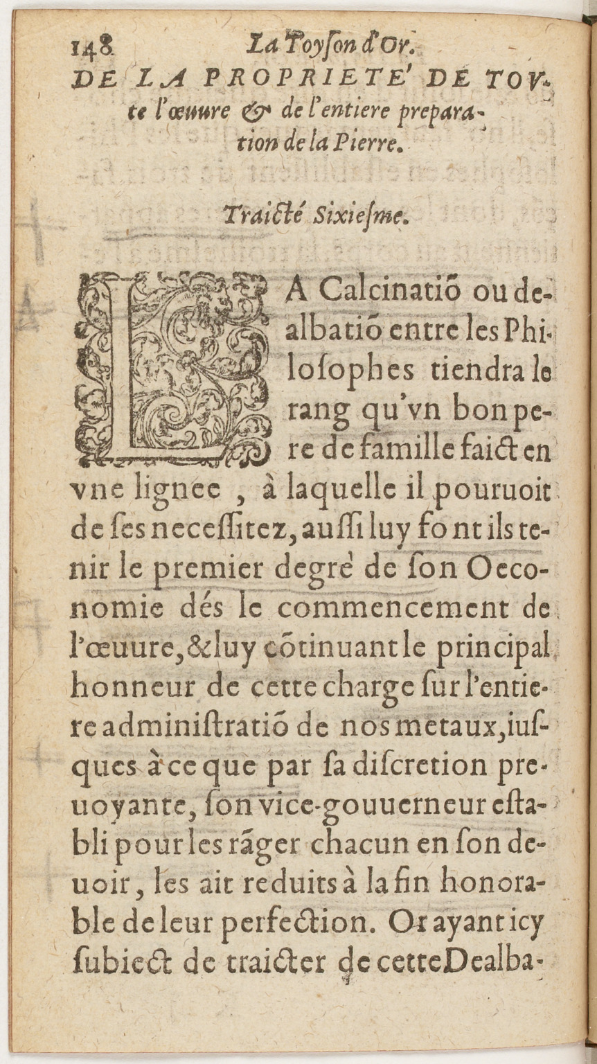 1612 - Charles Sevestre - Toison d’or ou la fleur des Trésors - BnF