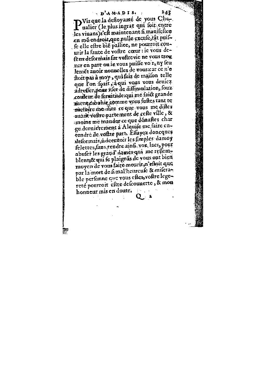 1572 - Veuve Gabriel Cotier - Trésor des Amadis - BM Lyon