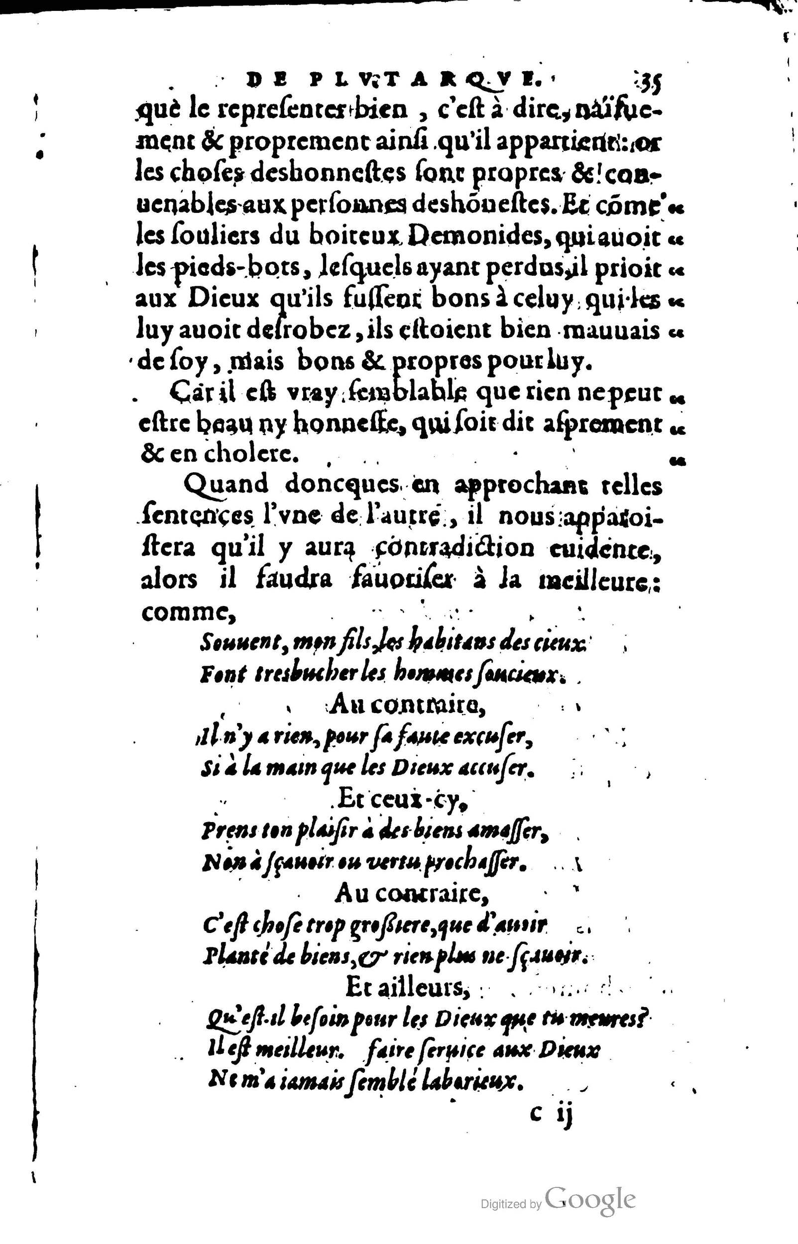 1578 - Jean Poupy - Trésor des morales de Plutarque - BSB Munich