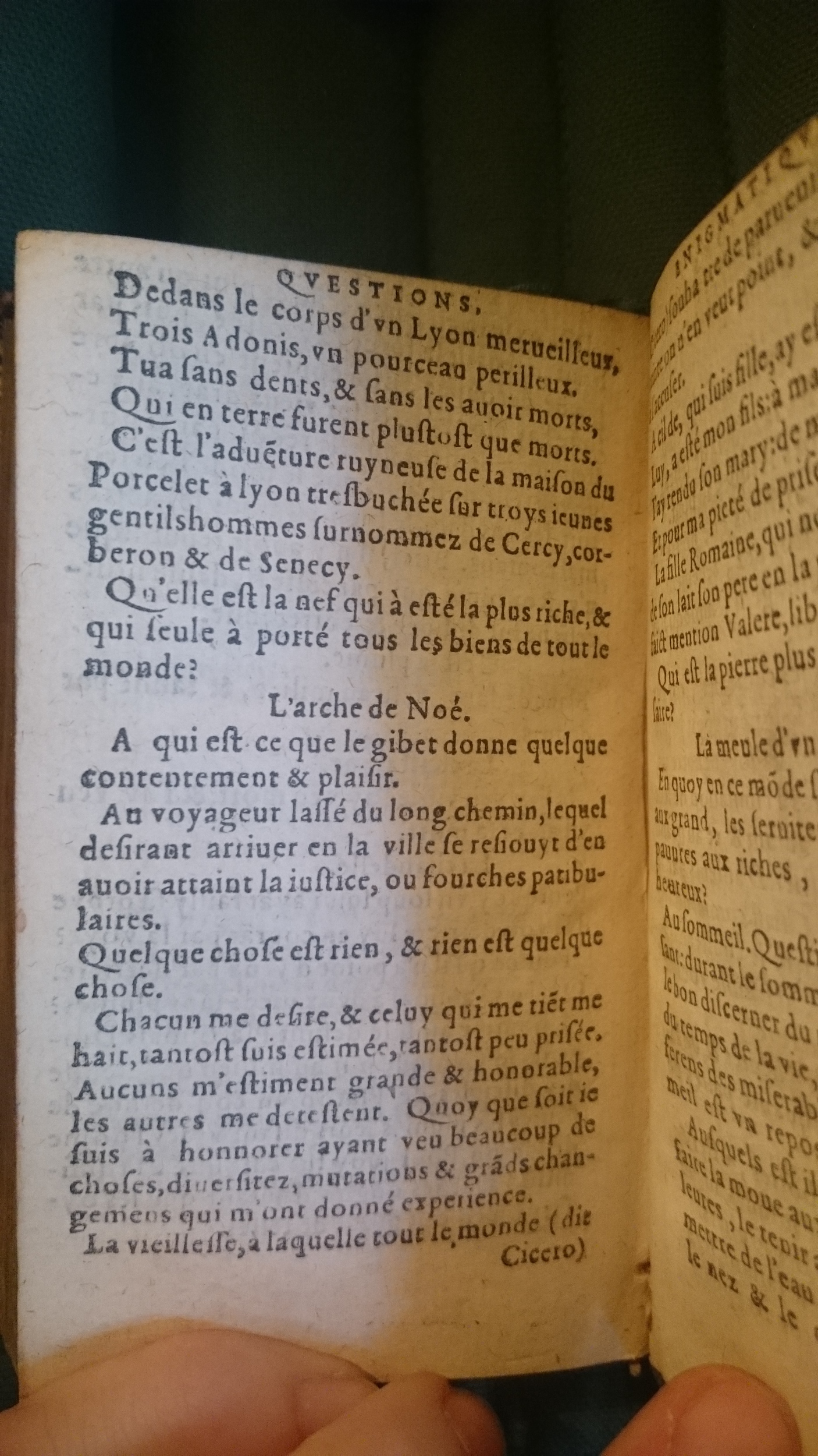 1582 - Nicolas Bonfons - Trésor des sentences dorées - BnF Arsenal