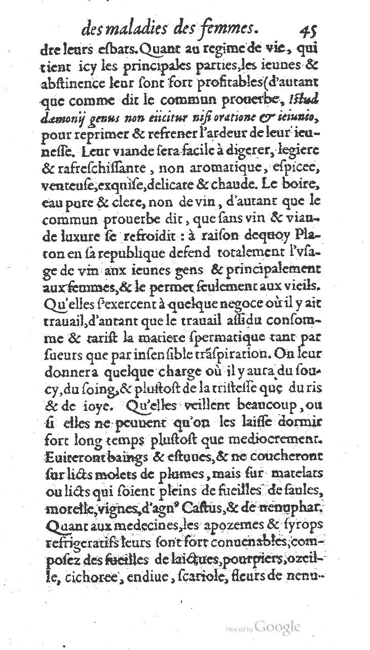1585 - Jacques du Puis - Trésor des remèdes secrets pour les maladies des femmes - BnF