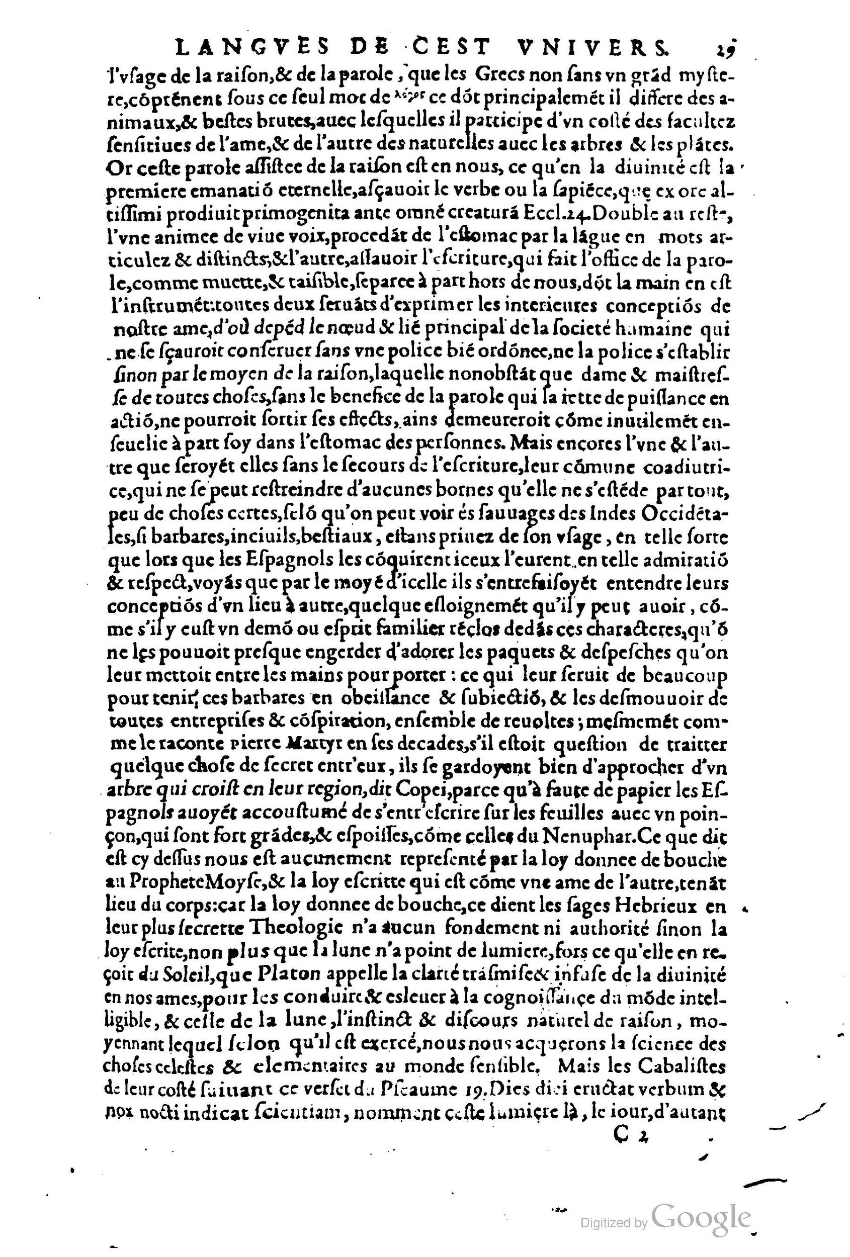 1619 - SHC - Trésor de l’histoire des langues de cet univers - BCU Lausanne