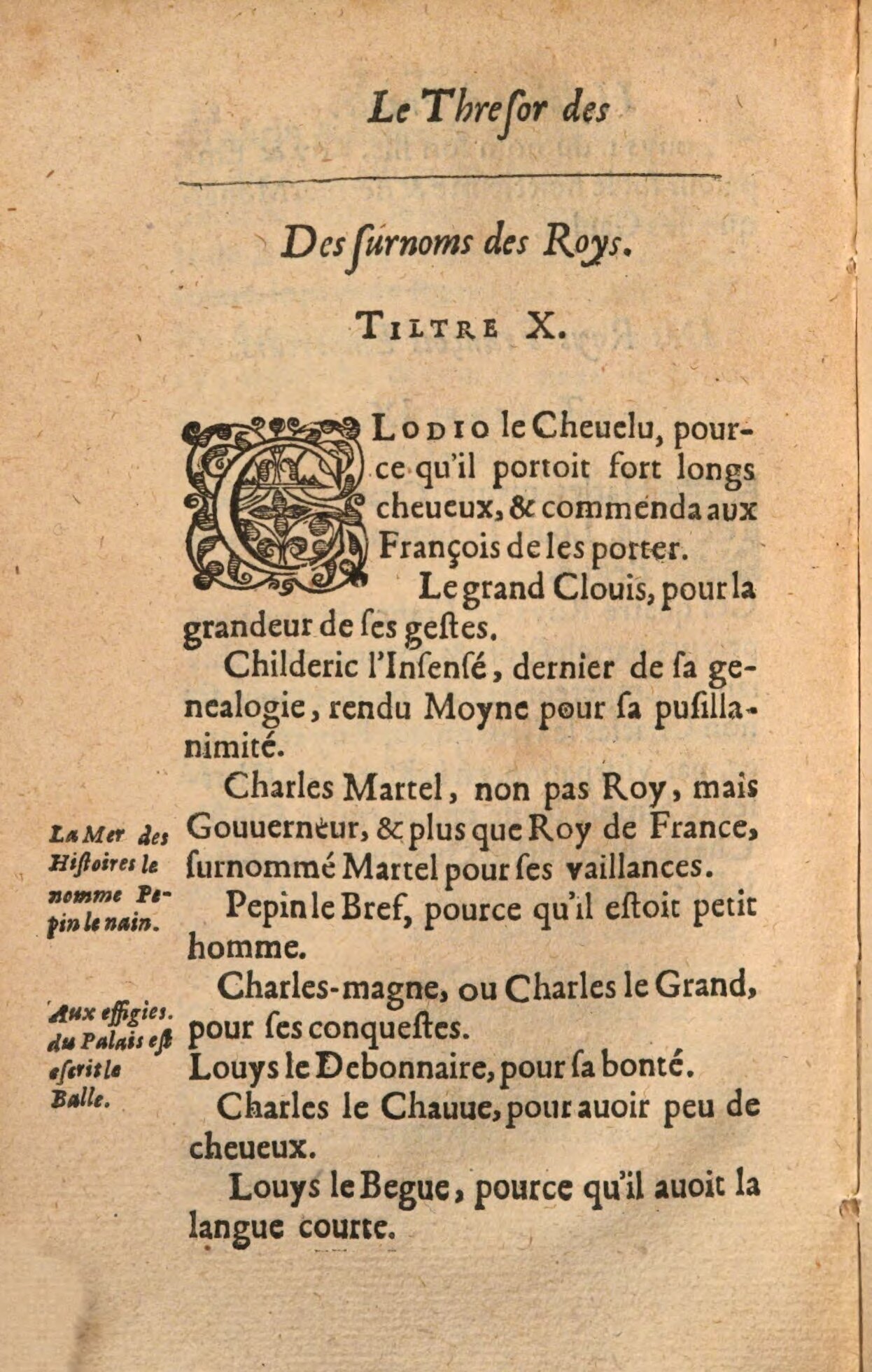 1639 - Jean Corrozet - Trésor des histoires de France - BSB Munich 1639 - Jean Corrozet - Trésor des histoires de France - BSB Munich