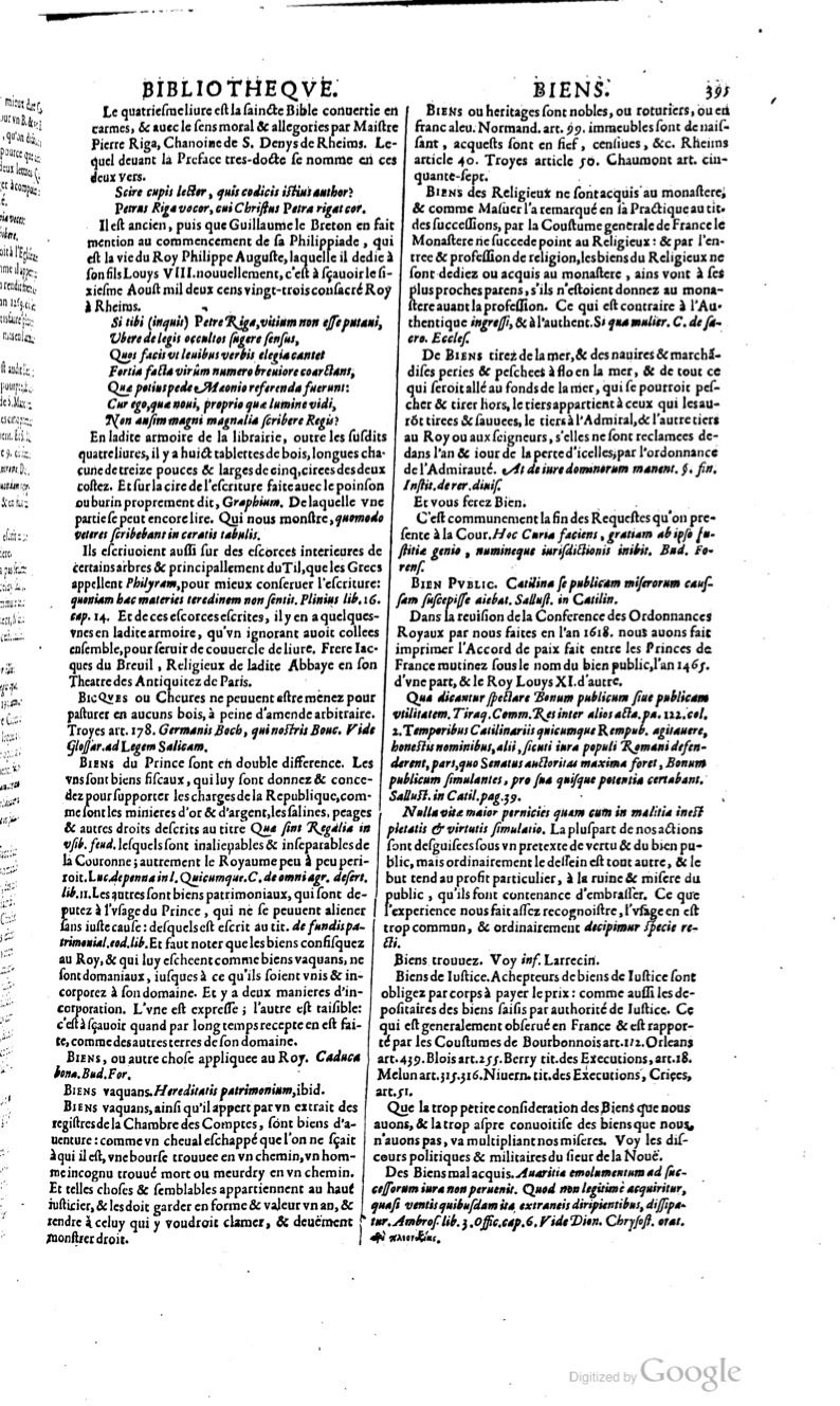 1629 - Veuve Nicolas Buon - Trésor du droit français (29620 T. 1) - BM Lyon