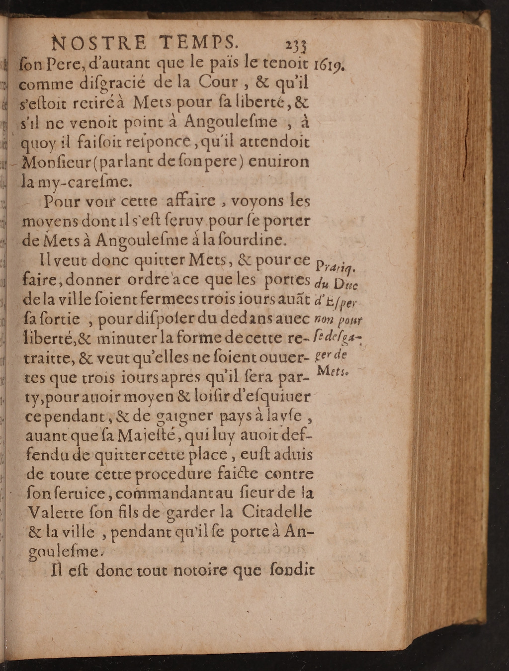 1626 - Joseph Bouillerot - Trésor de l’histoire générale de notre temps - BnF Arsenal