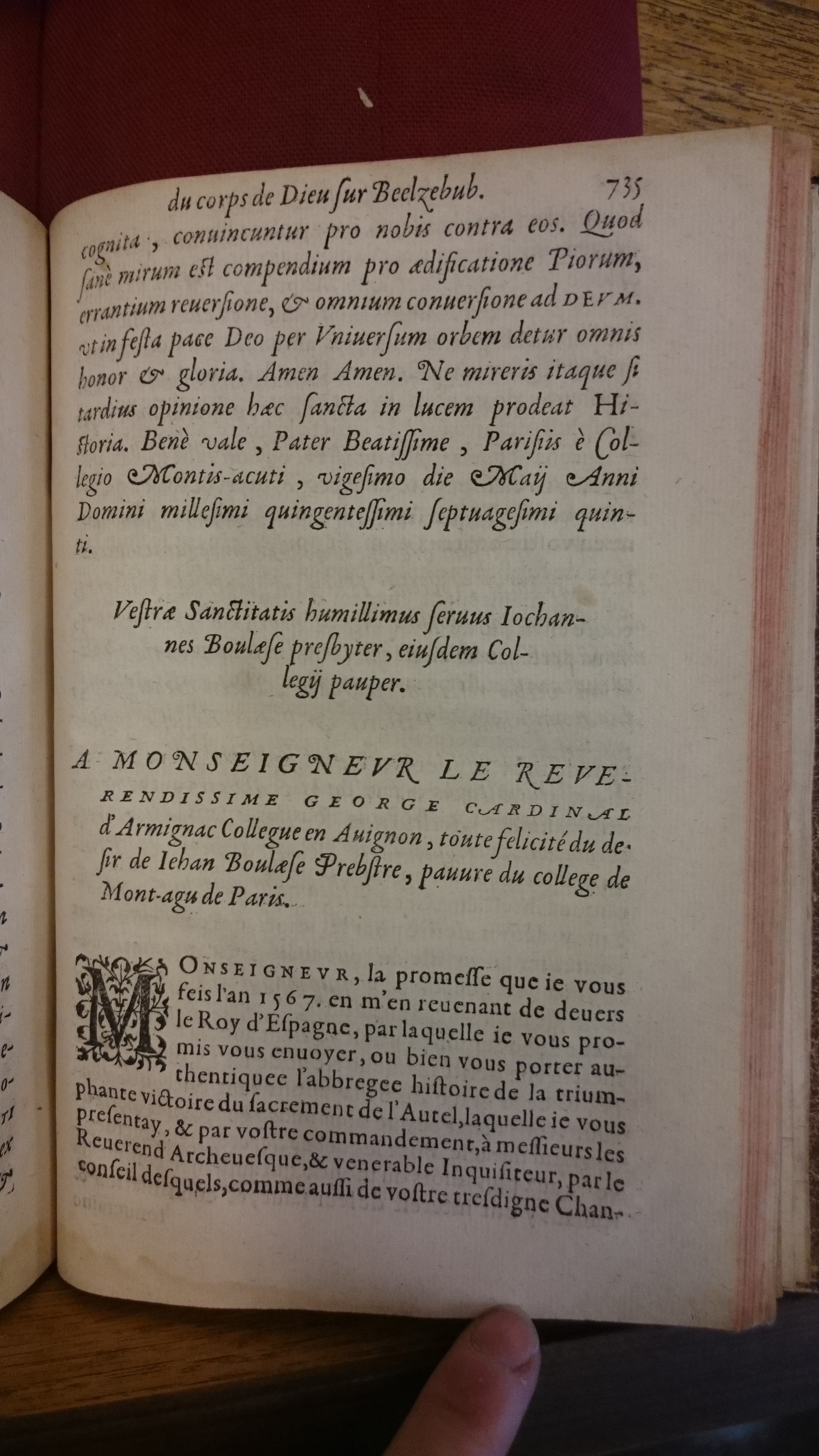1578 - Nicolas Chesneau - Trésor et entière histoire de la triomphante victoire du corps de Dieu sur l’esprit malin - BM Lyon 1578 - Nicolas Chesneau - Trésor et entière histoire de la triomphante victoire du corps de Dieu sur l’esprit malin - BM Lyon