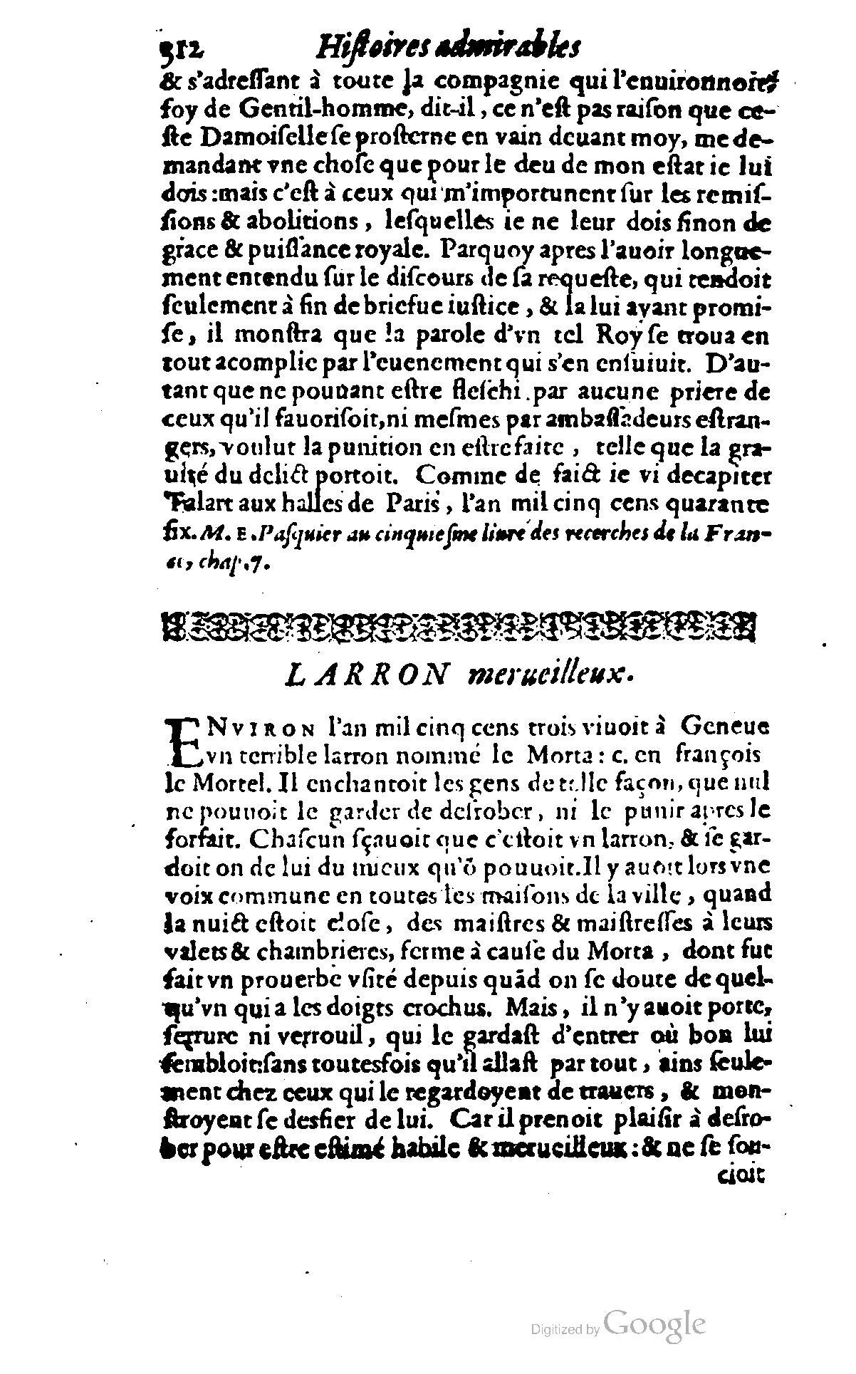 1620 - Samuel Crespin - Trésor d’histoires admirables et mémorables - BCU Lausanne