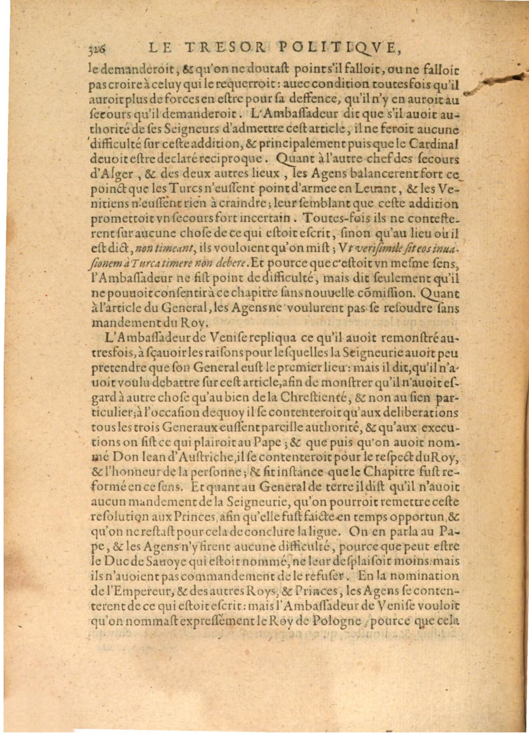 1608 - Nicolas Du Fossé - Trésor politique - BSB Munich
