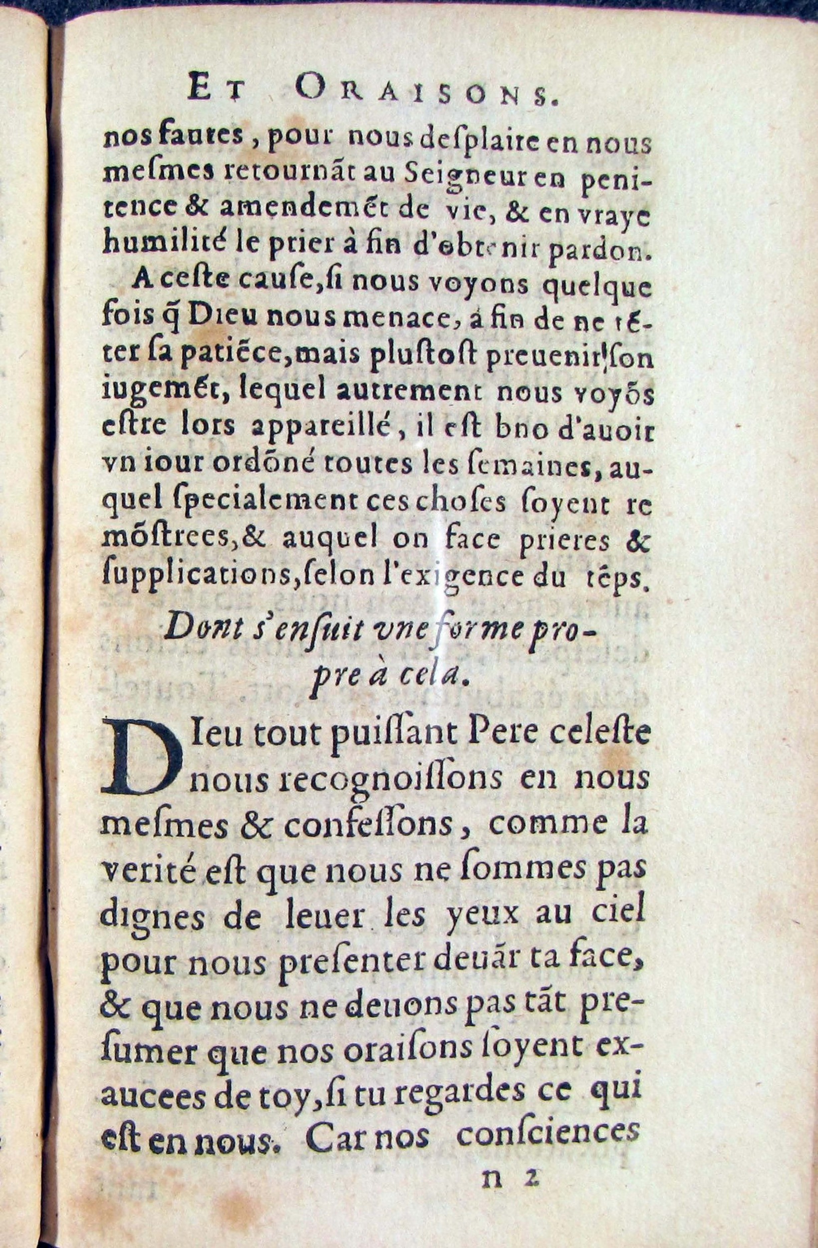 1572 - Antoine Certia - Trésor des prières, oraisons et instructions chrétiennes - Nîmes