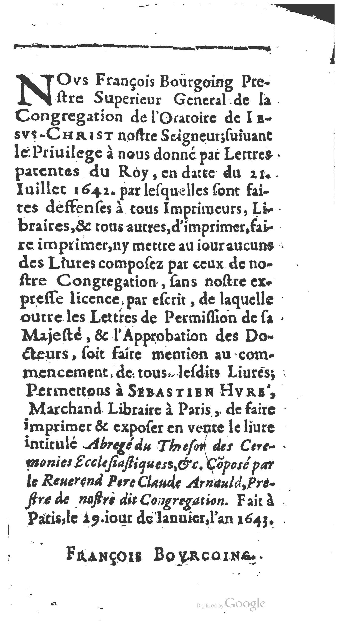 1651 - Jean Guillermet - Abrégé du trésor des cérémonies ecclésiastiques - BM Lyon 1651 - Jean Guillermet - Abrégé du trésor des cérémonies ecclésiastiques - BM Lyon