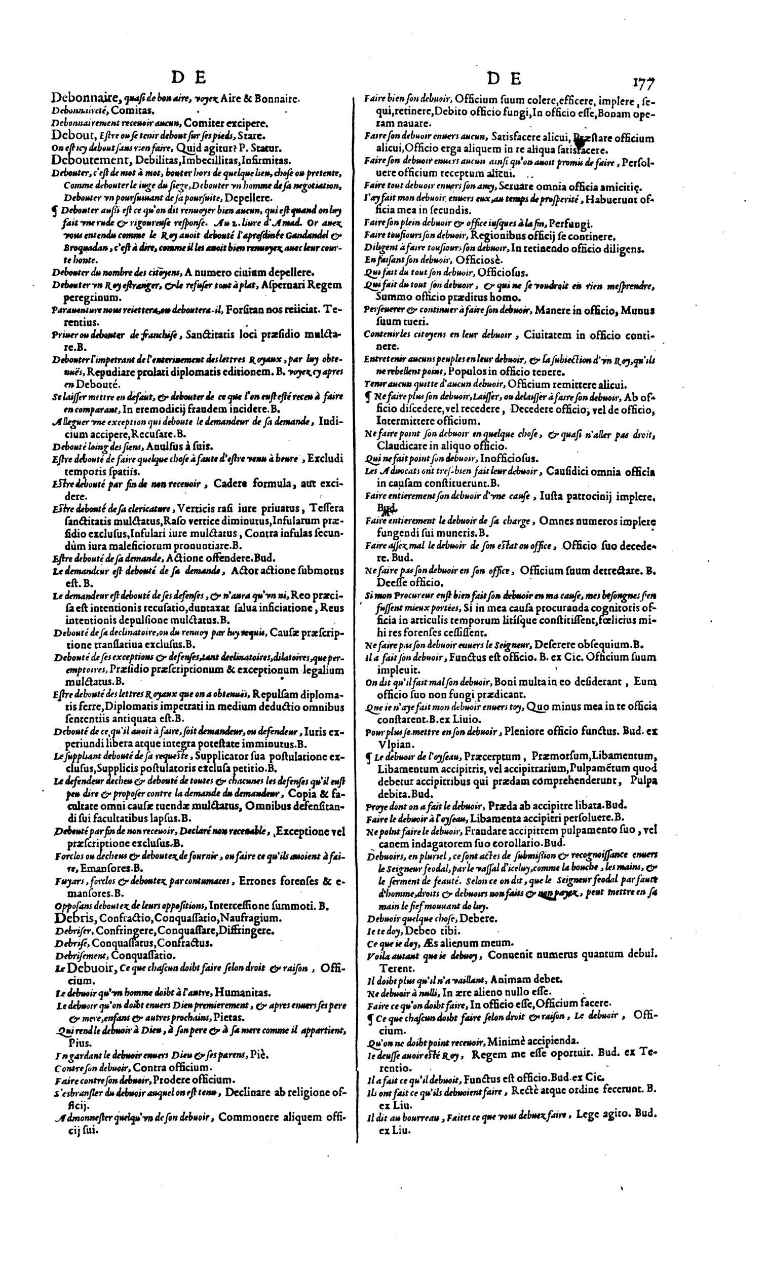 1606 - David Douceur - Trésor de la langue française - BM Lyon 1606 - David Douceur - Trésor de la langue française - BM Lyon