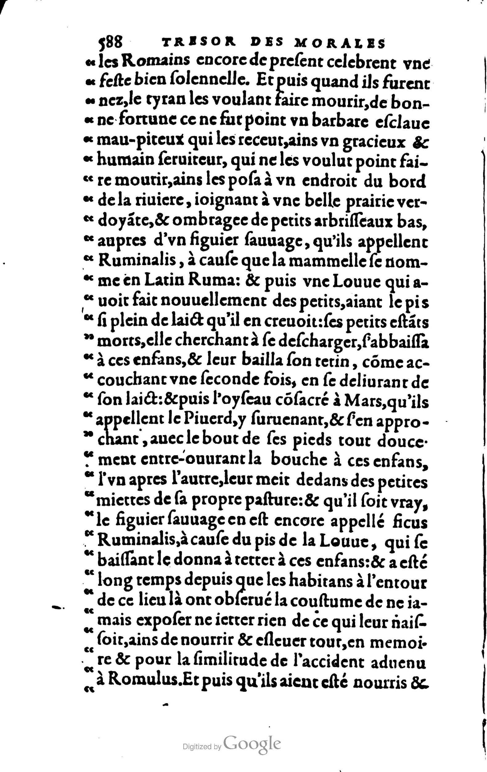 1578 - Jean Poupy - Trésor des morales de Plutarque - BSB Munich